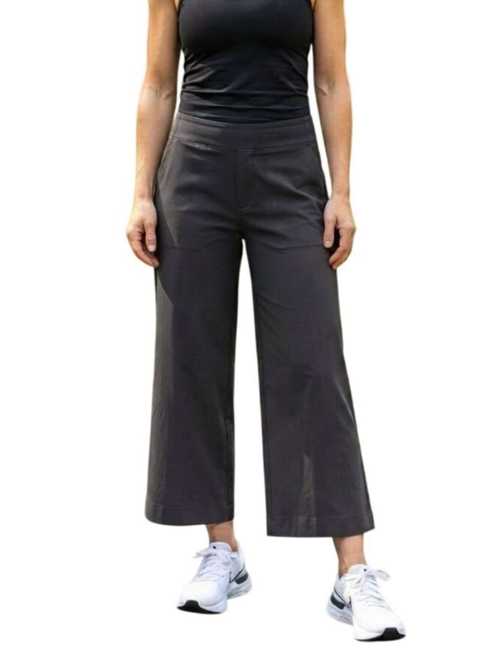 Athleta Black Wide Leg  Athleisure Pants – Size 2